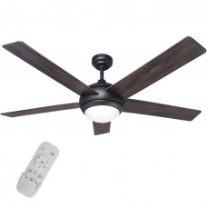 Ανεμιστήρας Οροφής LED 30W με 5 Πτερύγια Remote control Life Etesian